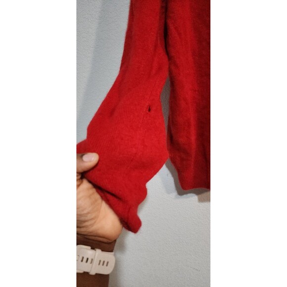 Old Navy Cashmere Sweater S Small Womens Red Crewneck - Picture 6 of 8